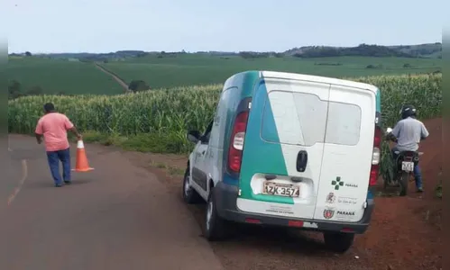 Jovem fica ferido em queda de moto em São João do Ivaí