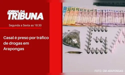 Casal é preso por tráfico de drogas em Arapongas