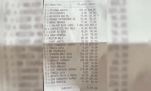 Cliente simula mal-estar para não pagar conta em bar