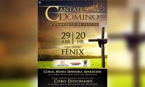 Diocese apresenta o Concerto de Páscoa nesta sexta (29)