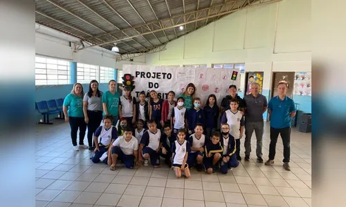Escola de Arapongas desenvolve projeto de educação no trânsito