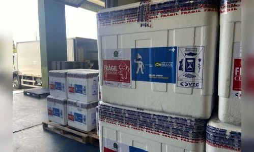 Estado recebe 59.750 vacinas destinadas para dose de reforço