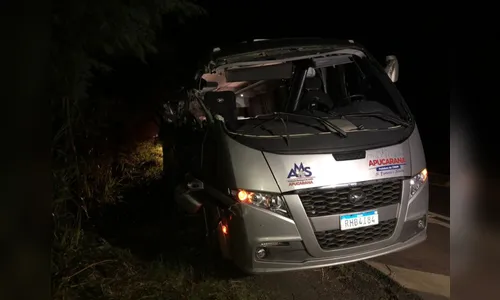 Familiares visitam vítimas de acidente com o ônibus da Saúde