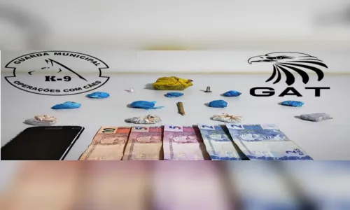 GAT prende dois homens por tráfico com apoio da cadela Dara