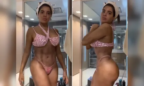 Gkay mostra corpo bronzeado após lipo LAD: 