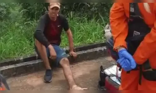 Homem despenca de penhasco de 150 metros e sobrevive