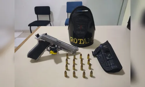 Homem é preso em Apucarana com pistola e moto sem placa
