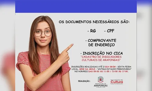 Inscrições para eleição do Conselho de Cultura encerram nesta sexta