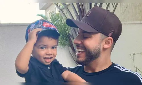 Murilo Huff encanta ao mostrar momento com o filho
