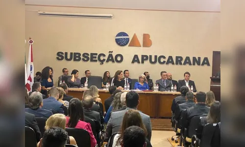 Ordem dos Advogados empossa nova diretoria em Apucarana