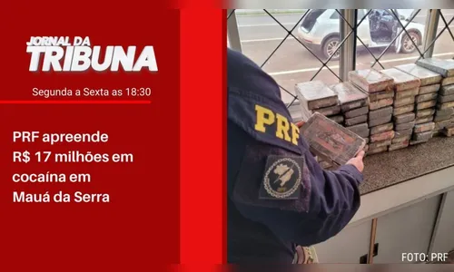 PRF apreende R$ 17 milhões em cocaína em Mauá da Serra