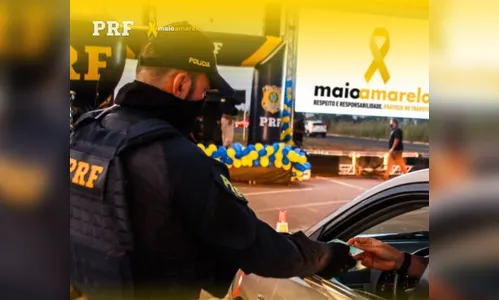 PRF inicia Maio Amarelo para conscientizar motoristas