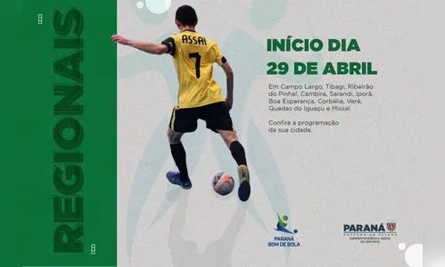 Paraná Bom de Bola começa neste fim de semana