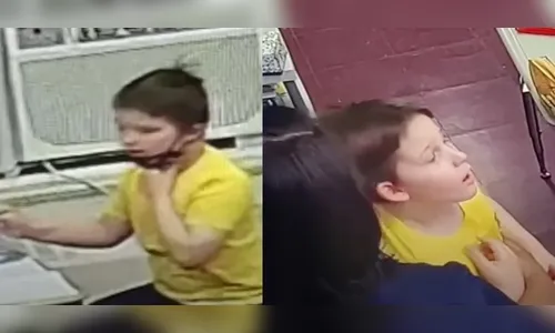 Professora salva aluno que estava engasgado com tampinha