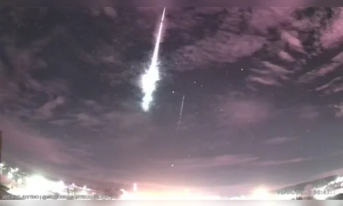 Queda de meteoro 'bola de fogo' é registrada em SC; Assista