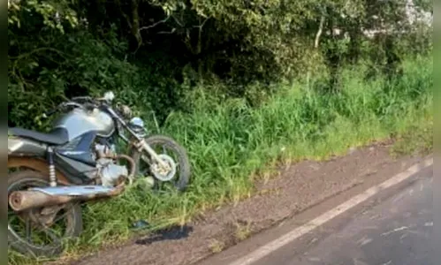 Motociclista fica gravemente ferido após cair na PR-466