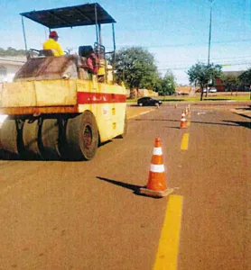 Trechos da pavimentação no ambito do PDI estariam fora das especificações do projeto e das normas técnicas