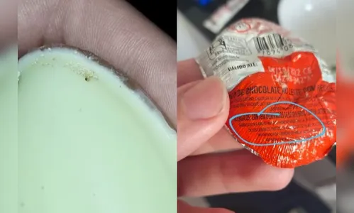 Vídeo: casal encontra larvas dentro de Kinder Ovo
