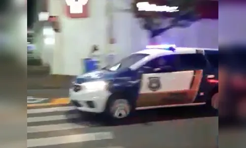 Vídeo mostra perseguição no centro de Apucarana; veja
