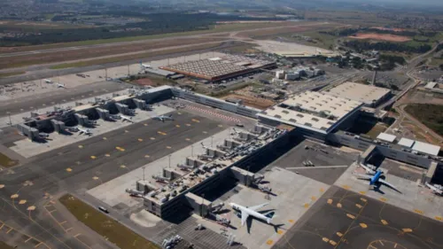 imagem do aeroporto Internacional de Campinas, o Viracopos.