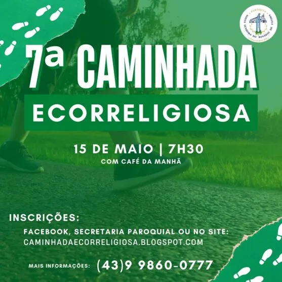 7ª Caminhada Ecorreligiosa será realizada em Apucarana