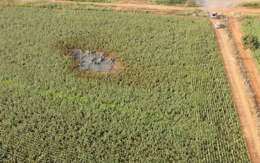 Foguete do Exército Brasileiro cai em plantação de Formosa