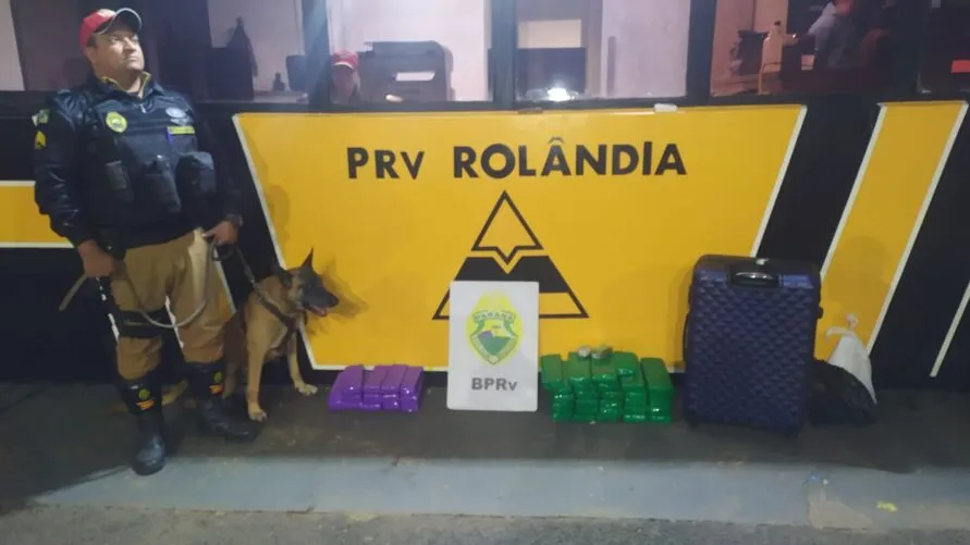 Jovem é preso com 30 quilos de maconha na região; veja