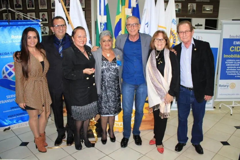 Milani participa de posse do novo presidente do Rotary Clube