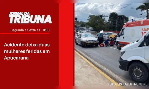 Acidente deixa duas mulheres feridas em Apucarana
