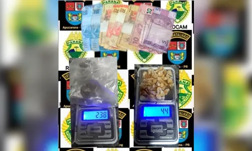 Adolescente é apreendido com 40 pedras de crack em Apucarana