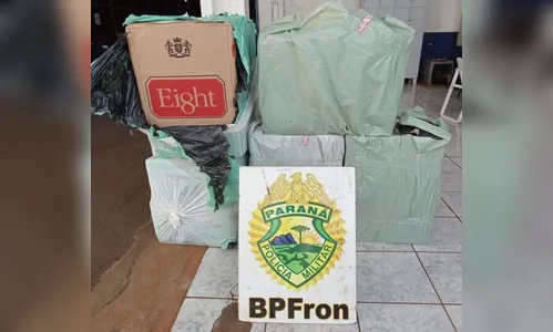 BPFRON apreende cigarros contrabandeados em Cascavel
