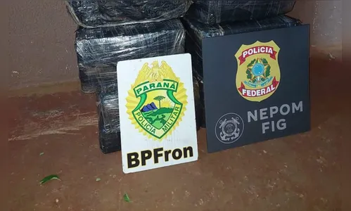 BPFRON e PF apreendem 263 kg de drogas em Foz do Iguaçu