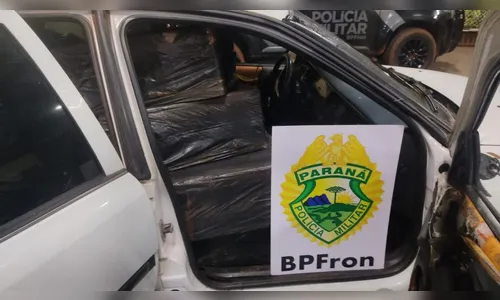 Carro carregado com 1.000 pacotes de cigarro é apreendido