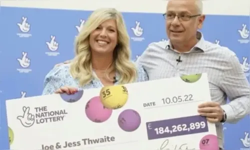 Casal britânico ganha R$ 1 bilhão, maior prêmio da loteria