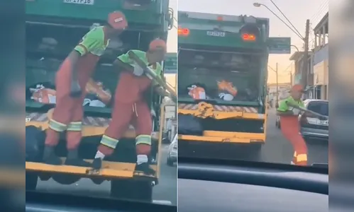 Coletor de lixo demitido após vídeo é recontratado