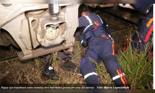 Homem é atropelado por um trem, durante a madrugada