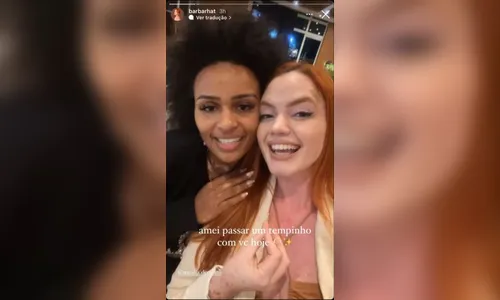 Influencer apucaranense se encontra com Natália Dedodato