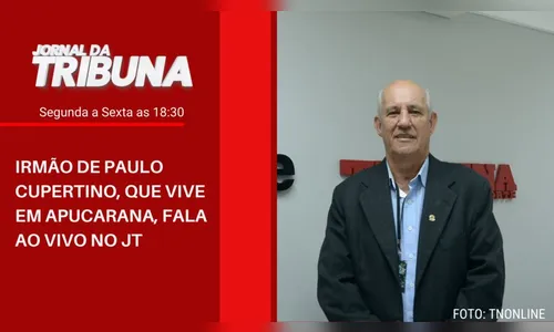 Irmão de Paulo Cupertino é entrevistado no Jornal da Tribuna