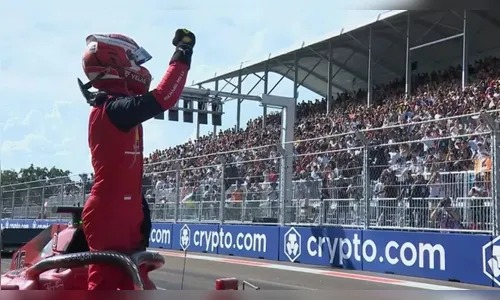 Leclerc inaugura grid do GP de Miami em dobradinha com Sainz