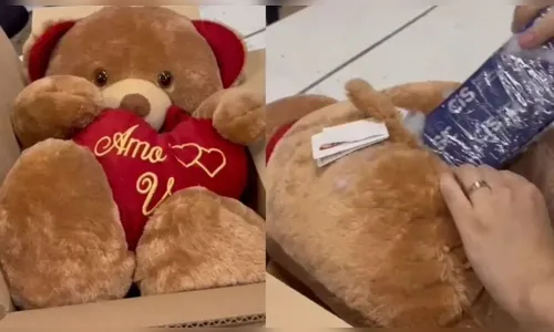 Maconha é encontrada dentro de urso de pelúcia em Maringá