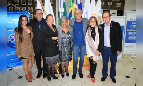 Milani participa de posse do novo presidente do Rotary Clube