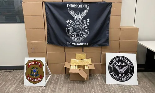 PF apreende 800 quilos de pasta de cocaína em Piraí