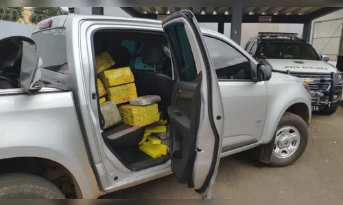 PRF apreende quase 550 quilos de maconha em Marmeleiro