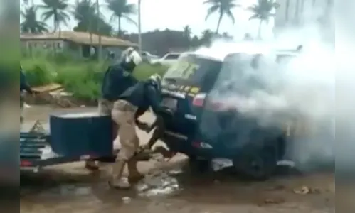 PRF tranca suspeito em 