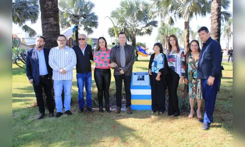 Pioneiro de Arapongas é homenageado em rotatória