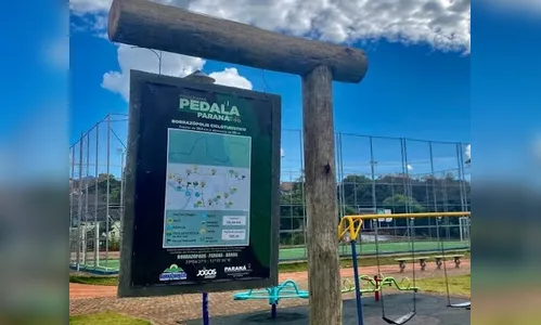 Placas da rota do cicloturismo são furtadas em Borrazópolis