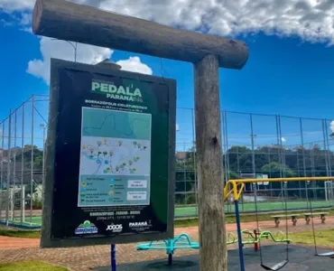 Placas da rota do cicloturismo são furtadas em Borrazópolis