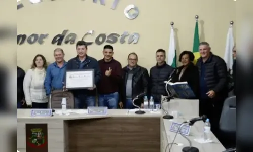 Sérgio Souza é Cidadão Honorário de Lidianópolis