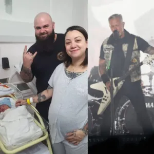 Vocalista do Metallica liga para fã que deu à luz em show