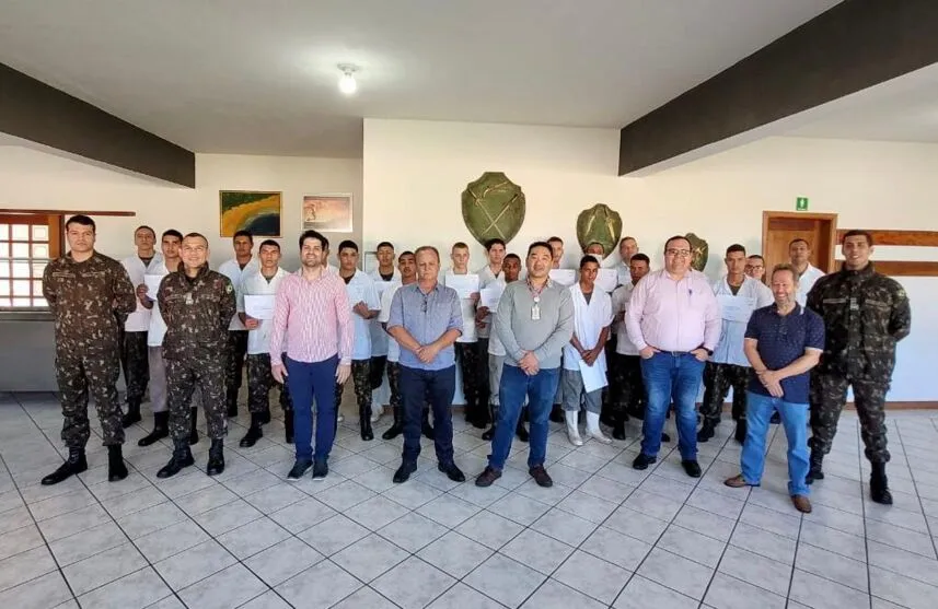 A capacitação foi ministrada pelo Senac nas dependências do próprio Exército, com uma carga horária de 40 horas